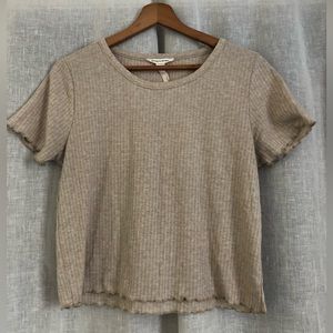 tan basics t-shirt